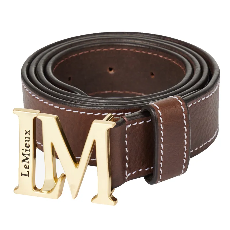 LeMieux Monogram Belt - Brown